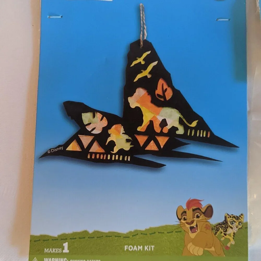 NWT Lion King Bundle 2 Disney Family Crafts Mobile & Foam Kits Michael's Darice